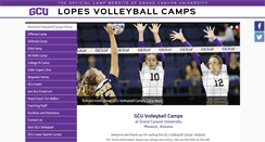 Desktop Screenshot of gcuvolleyballcamps.com